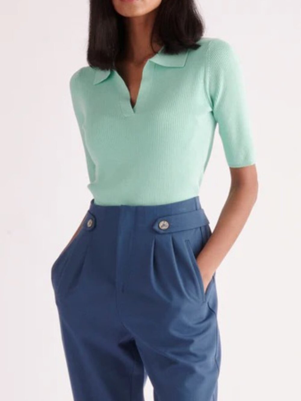 Paise London Short Sleeve Polo Top | Medium